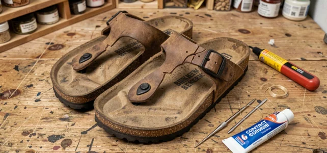 Astuces et solutions pour réparer une bride cassée sur des sandales Birkenstock Astuces et solutions pour réparer une bride cassée sur des sandales Birkenstock